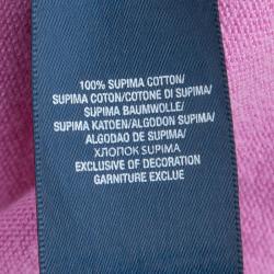 Pre Owned Ralph Lauren Pink Knit Button Front Cardigan  7 Yrs