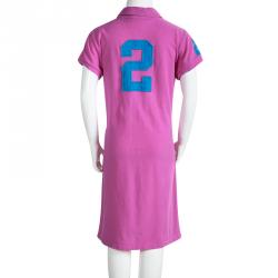 Ralph Lauren Pink Cotton Polo Dress 12 Yrs