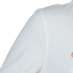 Roberto Cavalli Angels White Horseshoe Graphic Long Sleeve T-shirt 10 Yrs