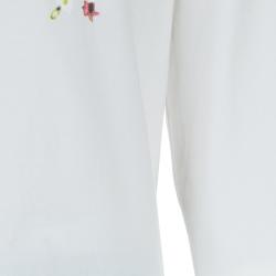 Roberto Cavalli Angels White Horseshoe Graphic Long Sleeve T-shirt 10 Yrs