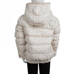 Roberto Cavalli Angels Off white Puffer Jacket 10 Yrs