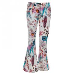 Pre Owned Roberto Cavalli Multicolor Floral Print Jeans 6 Yrs