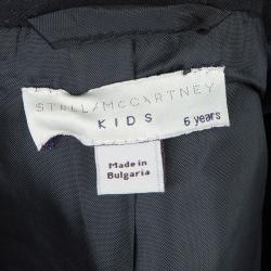 Pre Owned معطف ستيلا مكارتني كيدز ميليتري بلا أكمام  رصاصي قصير 6 سنوات