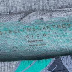  Stella Mccartney Kids Grey Super Hero Print T- Shirt 8 Yrs