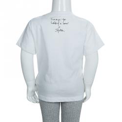 Stella McCartney Kids White Polar Bear Print T-Shirt 4 Yrs