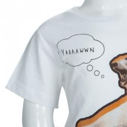 Stella McCartney Kids White Polar Bear Print T-Shirt 4 Yrs