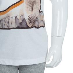 Stella McCartney Kids White Polar Bear Print T-Shirt 4 Yrs