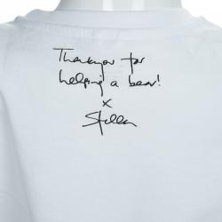 Stella McCartney Kids White Polar Bear Print T-Shirt 4 Yrs