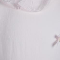 Tartine Et Chocolat Pale Pink Cotton Jersey Ruffle Detail Romper 1 Yr