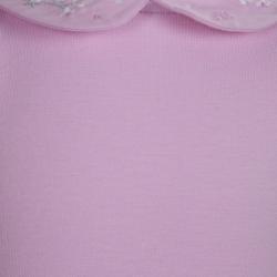 Tartine Et Chocolat Pink Embroidered Collar Detail Onesie 1 Yr