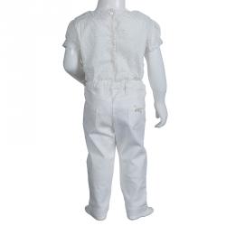 Tartine Et Chocolat White Denim Jeggings 1 Yr