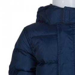 Tommy Hilfiger Blue Quilted Hooded Nirvada Down Jacket 4 Yrs