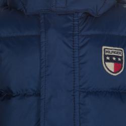 Tommy Hilfiger Blue Quilted Hooded Nirvada Down Jacket 4 Yrs