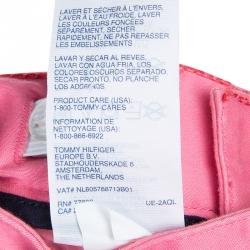 Tommy Hilfiger Pink Cotton Pants 6 Yrs