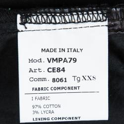 مملوكة مسبقًا بنطلون يونغ فيرساتشي قطن أسود 8 سنوات