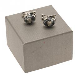 Alexander McQueen Skull & Bone Stainless Steel Cufflinks