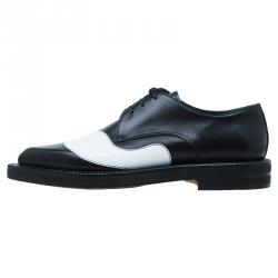 Pre Owned Alexander McQueen Black and White Derby Size 43 