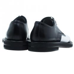 Pre Owned Alexander McQueen Black and White Derby Size 43 