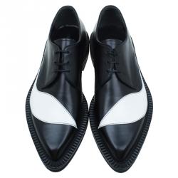 Pre Owned Alexander McQueen Black and White Derby Size 43 