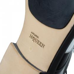 Pre Owned Alexander McQueen Black and White Derby Size 43 