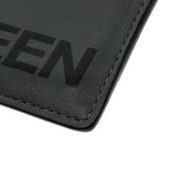 Pre Owned Alexander McQueen Grey Leather Card Holder