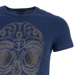 Alexander McQueen Blue Skull Men's T-Shirt S