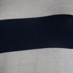 Pre Owned Alexander McQueen Striped Wool Crew Neck Sweater S