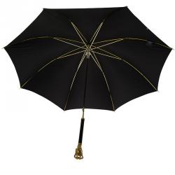 Pre Owned Alexander McQueen Black Crown Skull Umbrella
