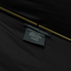 Pre Owned Alexander McQueen Black Crown Skull Umbrella