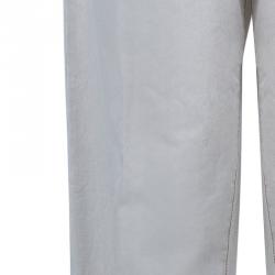 Pre Owned بنطال جينز أرماني كوليزوني J07 دنيم واسع M/L