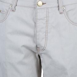 Pre Owned بنطال جينز أرماني كوليزوني J07 دنيم واسع M/L