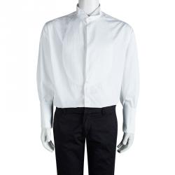 Pre Owned Armani Collezioni White Cotton Long Sleeve Shirt XXXL
