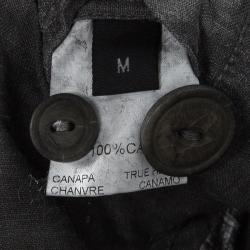 Pre Owned Armani Collezioni SS'11 Grey Hemp Cold Pigment Overdyed Jacket M