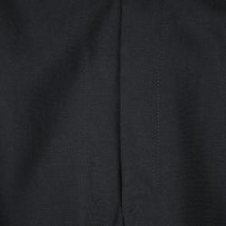 Pre Owned Armani Collezioni Black Regular Fit Trousers 5XL