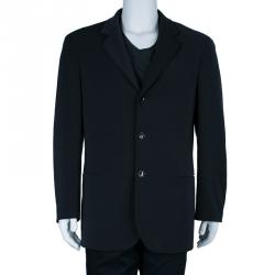 Pre Owned بليزر أرماني كوليزيوني رجالي أسود M