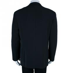 Pre Owned بليزر أرماني كوليزيوني رجالي أسود M