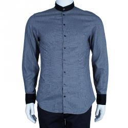 Pre Owned Armani Collezioni Men's Monochrome Shirt M