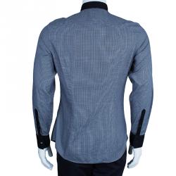 Pre Owned Armani Collezioni Men's Monochrome Shirt M