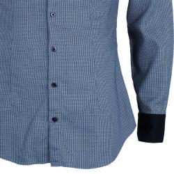 Pre Owned Armani Collezioni Men's Monochrome Shirt M