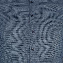 Pre Owned Armani Collezioni Men's Monochrome Shirt M