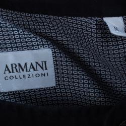 Pre Owned Armani Collezioni Men's Monochrome Shirt M