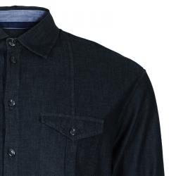 مملوكة مسبقًا Armani Collezioni Men's Grey Shirt L