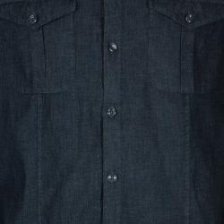 مملوكة مسبقًا Armani Collezioni Men's Grey Shirt L