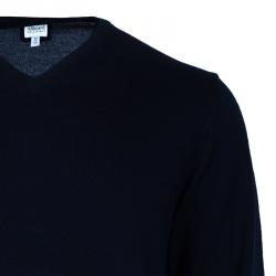 Armani Collezioni Men's Black Knit Jumper S