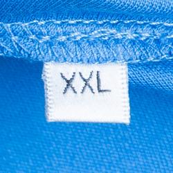 Pre Owned Armani Collezioni Men's Blue Polo Shirt XXL