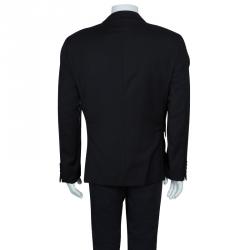 Pre Owned Armani Collezioni Men's Black Blazer XL