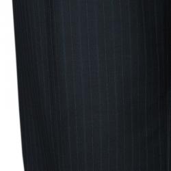 Pre Owned Armani Collezioni  Grey Striped Trousers XXL