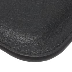 Pre Owned Balenciaga Black Leather iPhone 5/5S Case