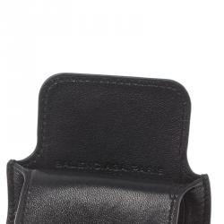 Pre Owned Balenciaga Black Leather iPhone 5/5S Case