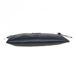 Balenciaga Black Leather Medium Clip L Clutch